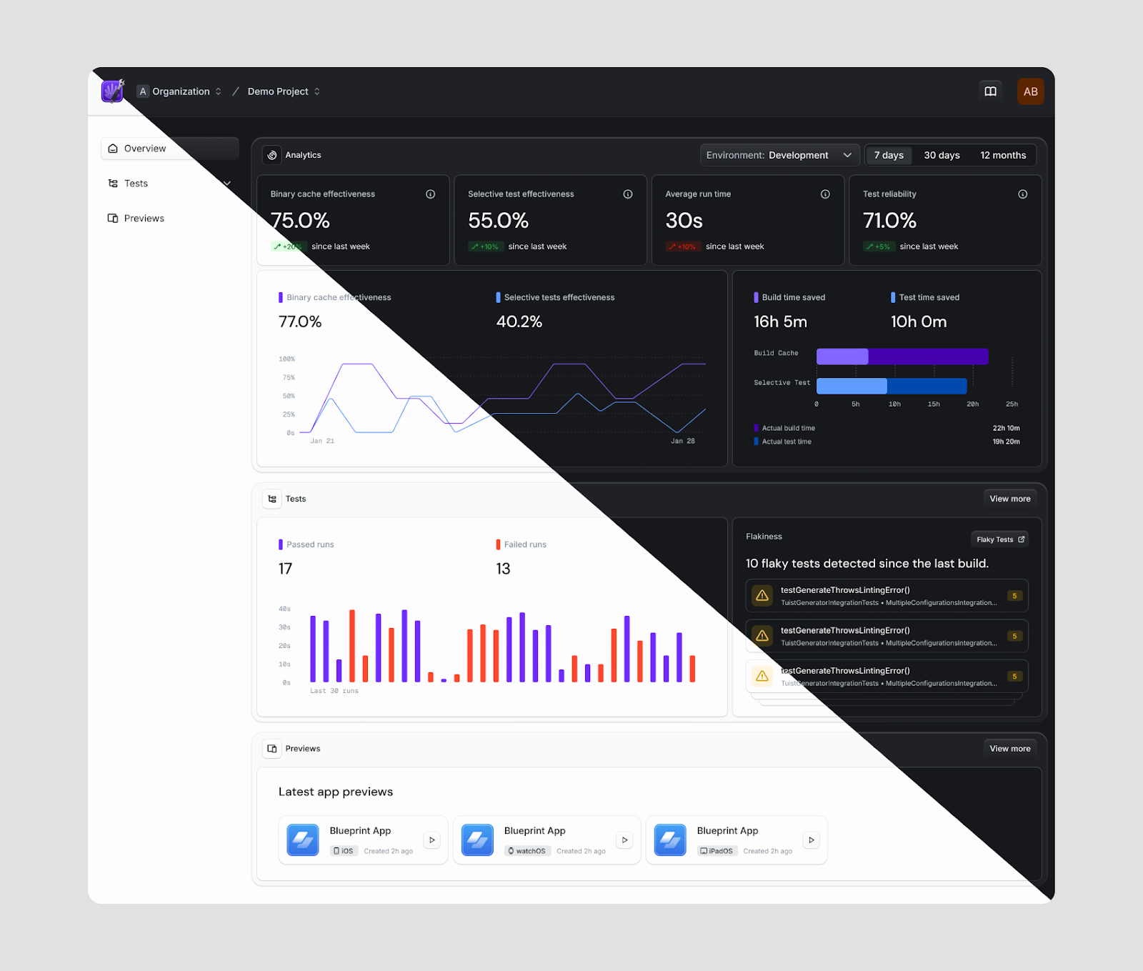 Screenshot of the light/dark mode